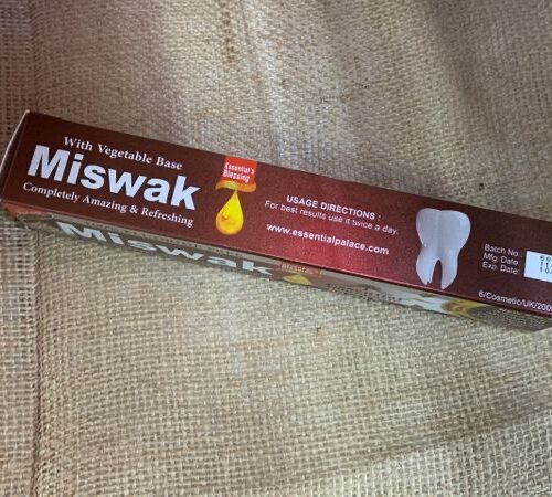 100% Fluoride Free Miswak Natural Toothpaste