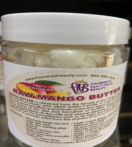 RAW MANGO BUTTER CHUNKY 16oz JAR