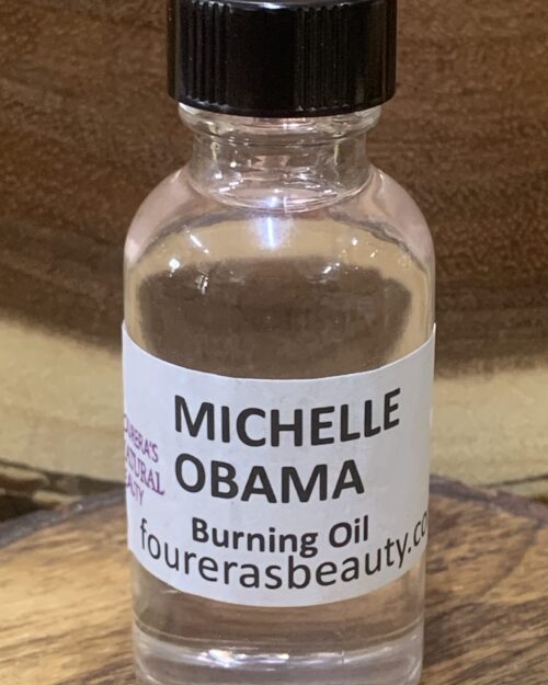 Michelle Obama Burning Oil