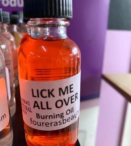 LICK ME ALL OVER BURNING OIL