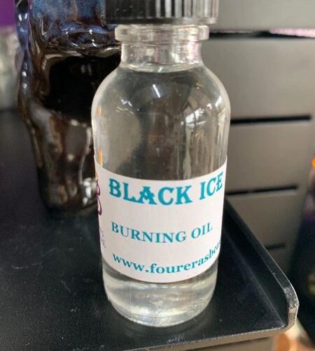 BLACK ICE BURNING OIL