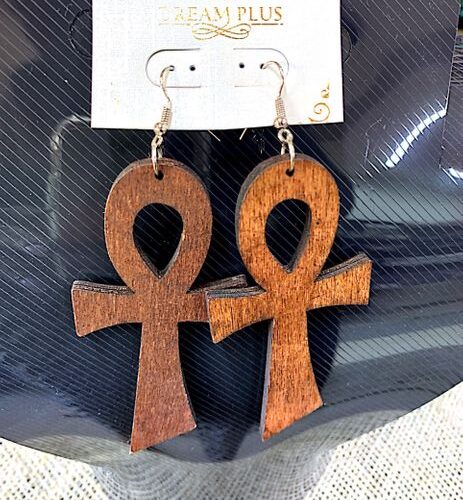 WOOD EARRING