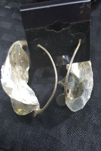 FULANI EARRINGS - SILVER-TONE - HANDMADE - LIGHTWEIGHT - NICKLE FREE