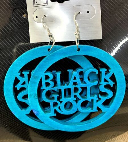 Black Girls Rock Wood Earring