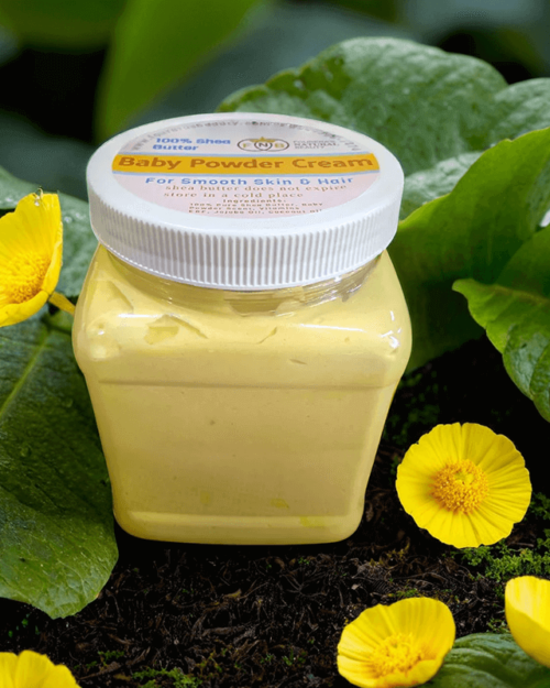 Baby Powder Shea Cream (Yellow)