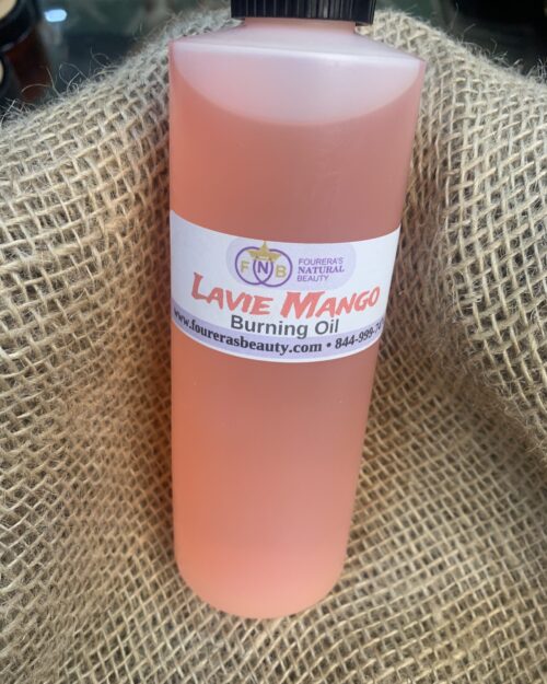 LaVie MANGO BURNING OIL/HOME FRAGRANCE 8oz Jar